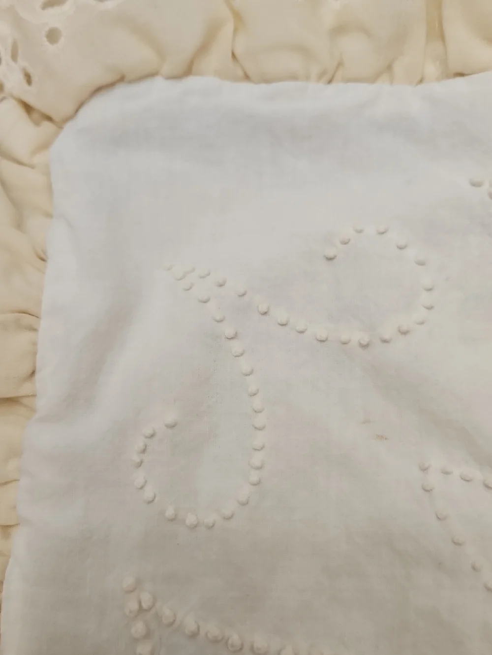 Hand Sewn And Needlepoint Pillow Case 14.5